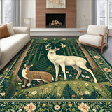 Modern Abstract Fauna Design(Green)