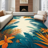 Whimsical Botanical Trellis Style(Orange)