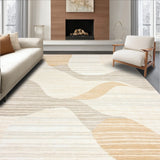 Beige Abstract Area(Beige)