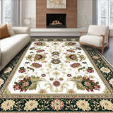 Floral Area with Beige Tones(White)