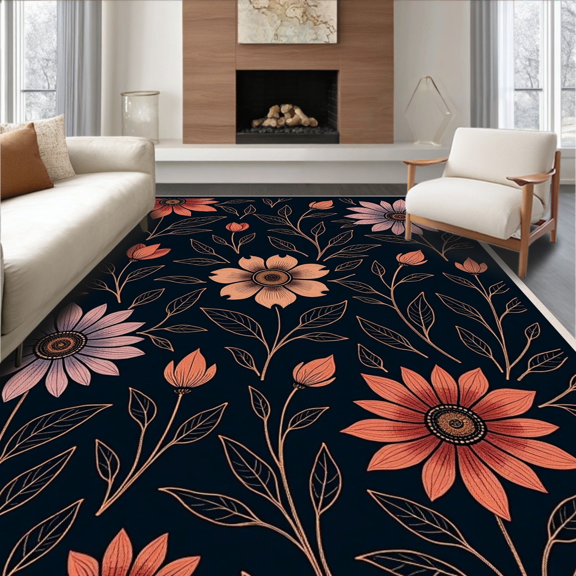 Midnight Bloom Artisan Jewel (Black) - ODIKA