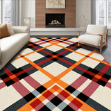 Tartan Inspired October Celebration Welcome Design(Orange)