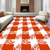 Buffalo Farmhouse Lattice Checkered Harvest(White)