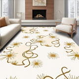 Celestial Starburst Interlocking with Radiant Spiral Accents(Gold)