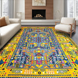 Elegant Area Grippers with Geometric for Vibrant Spaces(Yellow)