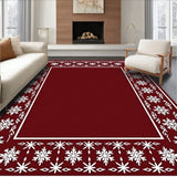 Elegant Frosty Celebration Household Decoration(Red)