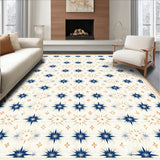 Geometric Motif in Pastel(White)