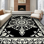 Medallion with Swirling Paisley Accents (Black) - ODIKA