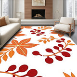 Autumn Harvest Semicircle Welcome With Vibrant Leaf Berry Design(Orange)