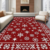 Frosty Celebration Seasonal Narrow Walkway Embellishment(Red)