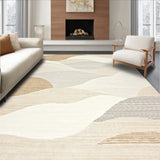 Chic Quick Dry Area for Bathroom Non Slip and Water Absorbent(Beige)