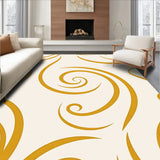 Spiral Galaxy Swirl with Cosmic Nebula Inspired Motifs(Gold)