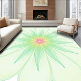 Ethereal Abstract Watercolor Brushstroke Medallion (Beige)