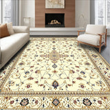 Classic Cream and Beige Oriental Style with Detailed Motif(Beige)