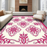 Floral Medallion Interlocking with Classic Scrollwork Motifs(Ivory)