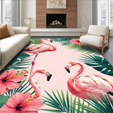 Artistic Flamingo and Leaf Ensemble(Pink)