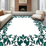 Botanical Vine Trellis with Leaf Perimeter (Green)