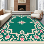 Art Nouveau Inspired Fleur De Vinework with Whimsical Leaf Embellishments (Green) - ODIKA