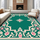 Art Nouveau Inspired Fleur De Vinework with Whimsical Leaf Embellishments (Green) - ODIKA