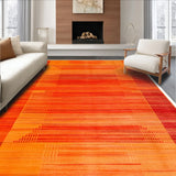 Ultra Soft Area Rug, Non Slip, Stain Resistant, Washable Area Rugs for Living Room, Bedroom, Fluffy Shaggy Nursery(Orange)