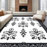 Paisley Cascade with Ornamental Flourishes(Black)