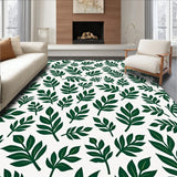 Botanical Leaf Mosaic Enchanted Garden Treasure(White)