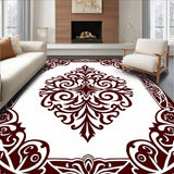 Damask Scroll with Classical Vine (Brown)