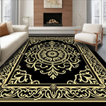 Ornate Medallion Scrollwork with Flourished Filigree Design (Black) - ODIKA