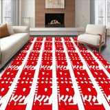 Holiday Checkered with Festive Gingham Design(Red)