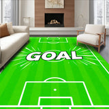 Soccer Field Pitch Lines Goal Starburst(Green)