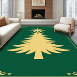Festive Evergreen Holiday Centerpiece Decorative Flooring(Green)