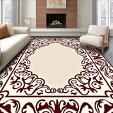 Scrollwork Vine Tracery with Ornamental Leaf Detailing(Brown)