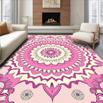 Boho Symmetrical Ornate Decorative Interlocking Stylish (Pink) - ODIKA
