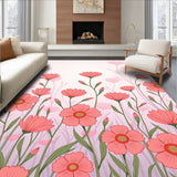 Dreamy Blossom Meadow Decorative Statement (Pink)
