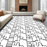 Nordic Interlace Rhythm with Timeless Appeal(Black)