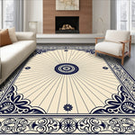 Traditional Rosette Medallion Dining (Beige) - ODIKA