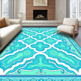 Breeze Lattice Arabesque Mosaic(Blue)