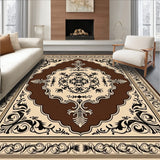 Damask Filigree with Retro Faded Highlights(Brown)