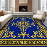 Damask Garden With Ornate Palace Filigree (Blue)