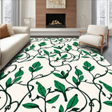 Botanical Leaf Motif Interlocking(Green)