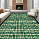 Stylish Neutral Plaid Motif(Green)