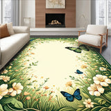 Vibrant Botanical Print(Beige)