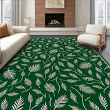 Festive Pine Needle Spiral Design Holiday with Evergreen Swirls(Green)