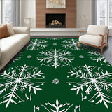 Winter Wonderland Frosty Tartan Pathway Accent(Green)