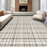Dream Weaver A Beige and Smoke Toned Checkered Delight(Beige)