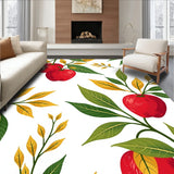 Autumn Harvest Apple Orchard Botanical Half Moon Door(Red)