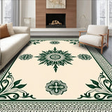 Medallion Burst Collection with Intricate Radial Motifs(Ivory)