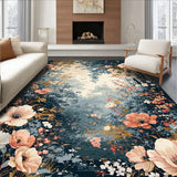 Elegant Toned Flower Motif(Beige)