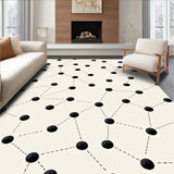 Midnight Splash Elegant Droplet Constellation Design(Black)