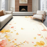 Dreamy Petal Paradise Bath Absorbent Floral(Beige)